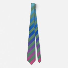 Skaymarts Grönt Blue Färg Neck Tie Slips