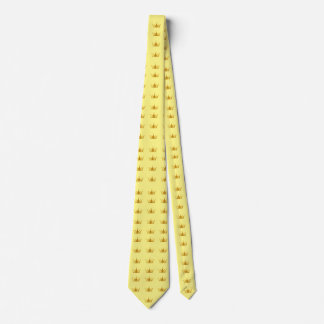 Skaymarts Gult Färg Golden Krona Neck Tie Slips