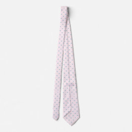 Skaymarts Lavender Blue Hearty Design Neck Tie Slips