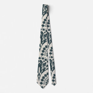 Skaymarts Moderna Trendiga och Stylish Blå Vita Slips