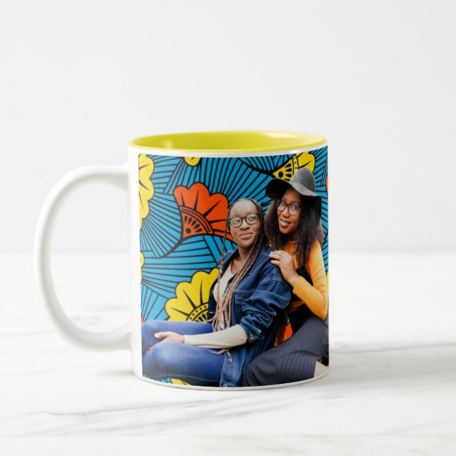 SKAYMARTS | Photo Blommigt African Prints Mugg (Vänster)