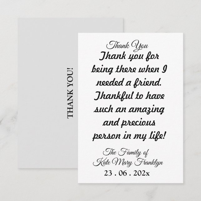 Skaymarts | Speciellt Tack-skriptkort Tack Kort (Fram/baksida)