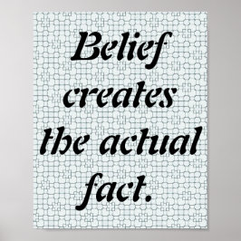 Skaymarts | Tro Skapar den faktiska omständigheten Poster