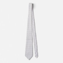 Skaymarts White Kärlek Design Neck Tie