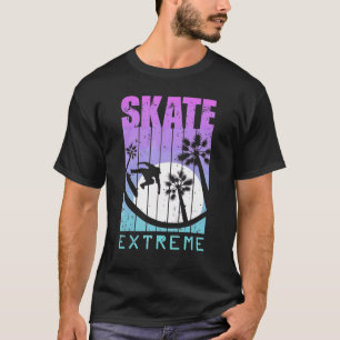 Skeat Bord Skating Sport Hobby Guy Man Skeeter T Shirt
