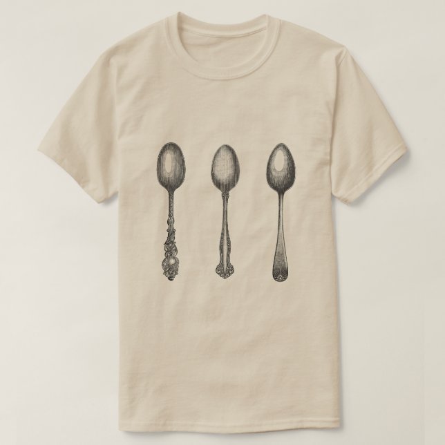 Skedar för extra för skedteori~ för spoonies! tee shirt (Design framsida)