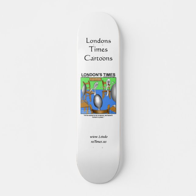 Skedar Som Aldrig Gafflar Roliga Skateboards (Framsida)