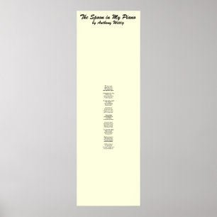 Skeden i mitt piano poster