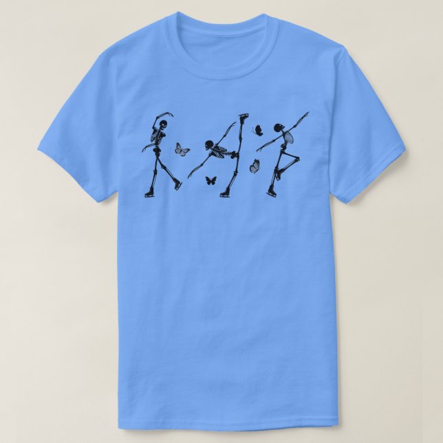 Skedningsskelett av figur t shirt (Design framsida)