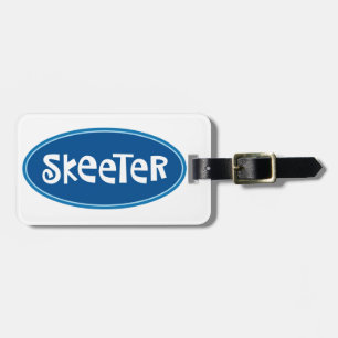SKEETER hänger lös märkren Bagagebricka