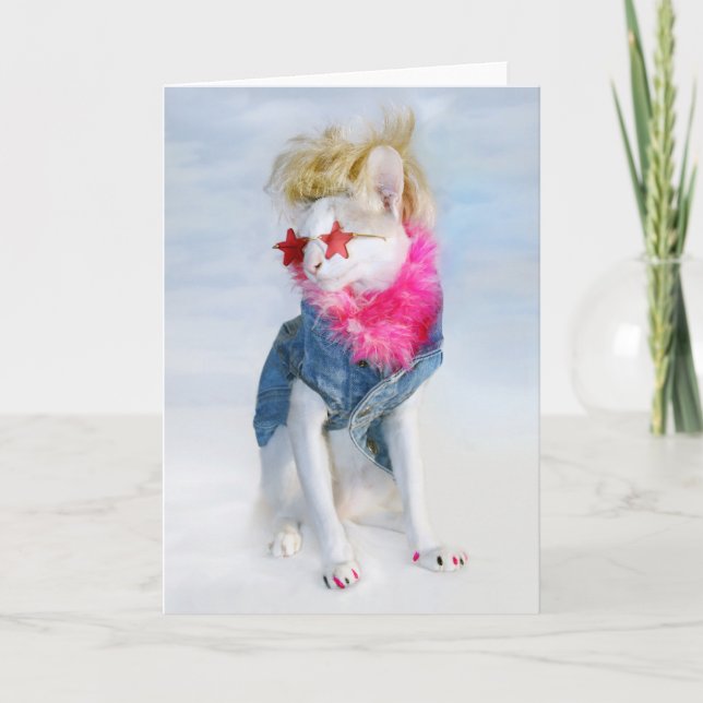 Skeezix in Hair and Shades Kort (Framsida)