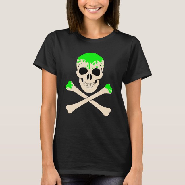Skelbenskorsben, skelett t shirt (Framsida)