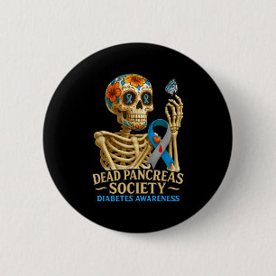 Skele Skele Dad Pancreas Society Diabetes Awarenes Knapp