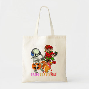 Skelet Turkiet - Hel Gamer Julhalloween-pojkar Tygkasse