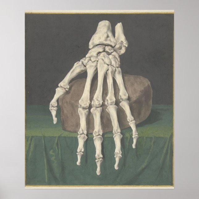 Skelet van een hand av Jan l Admiral Poster (Framsidan)