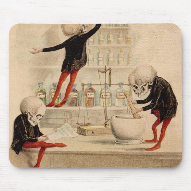 Skeletal apotek musmatta (Framsidan)