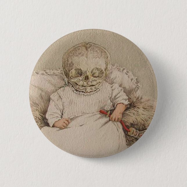 Skeletal baby knapp (Framsida)