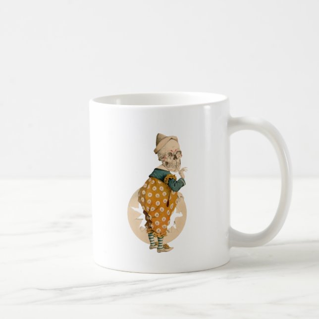 Skeletal clown kaffemugg (Höger)