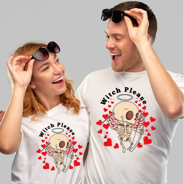 Skeletal Cupid Valentine Day T Shirt (Skapare uppladdad)