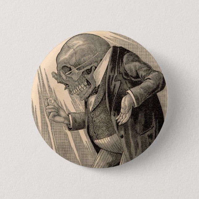 Skeletal encentmyntsparare knapp (Framsida)