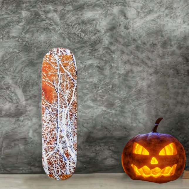 Skeletal Forest-II Mini Skateboard Bräda 18,7 Cm (Break out the creepy skateboard, in time for Halloween!)