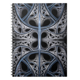 Skeletal Hall fractal art Anteckningsbok