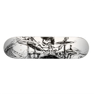 Skeletal handelsresande old school skateboard bräda 18 cm