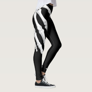 Skeletala händer leggings