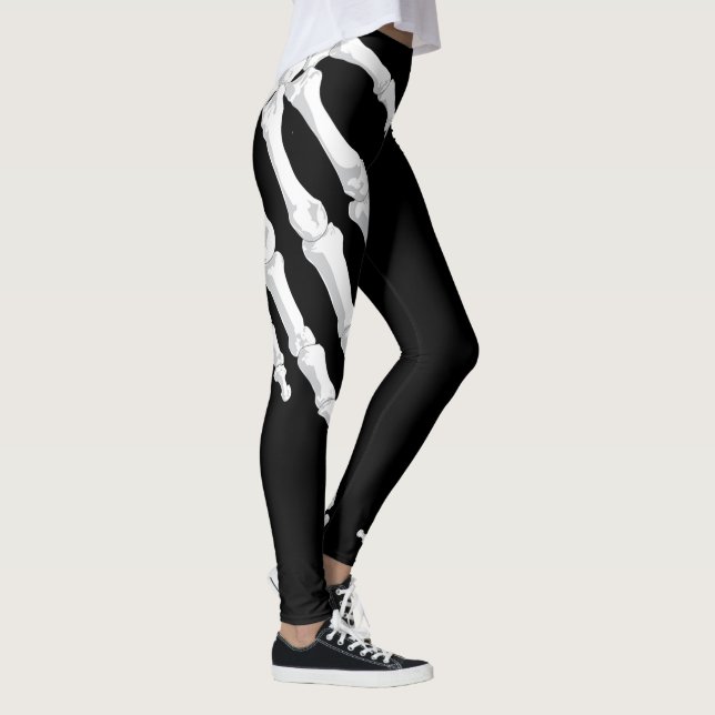 Skeletala händer leggings (Höger)