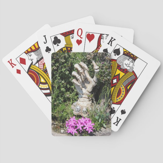 Skeletand - Gothic Spielkarten Casinokort (Baksidan)