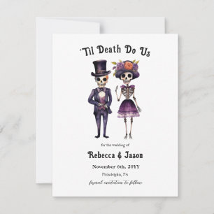 Skeleterna i gotin bröllop spara datum meddelande