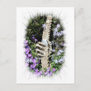 Skelethand - gotiic / Postkarte Vykort