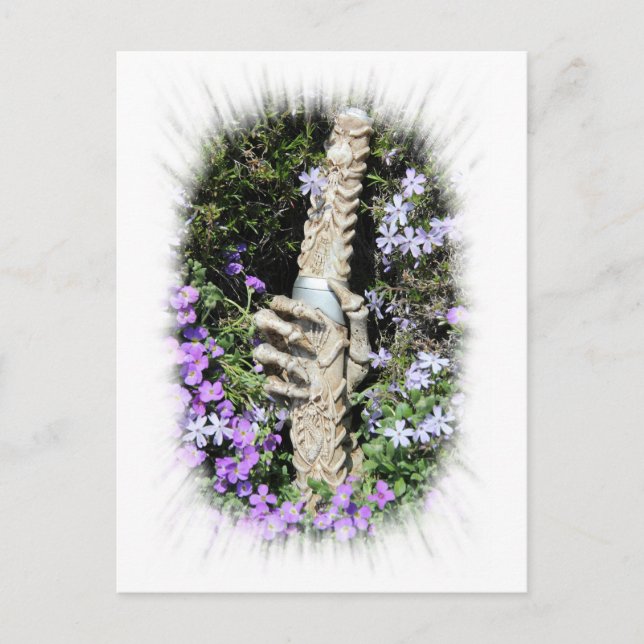 Skelethand - gotiic / Postkarte Vykort (Framsida)