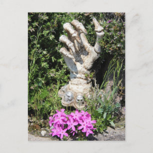 Skelethand - gotiic / Postkarte Vykort