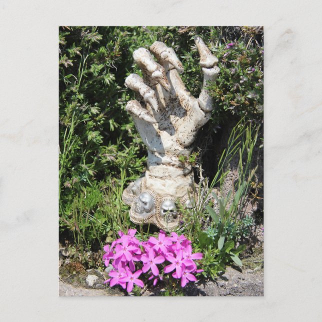 Skelethand - gotiic / Postkarte Vykort (Framsida)