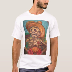 skeletoen lurar den dragspels- y-burroen t shirt