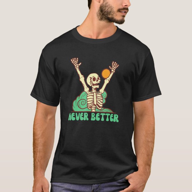 Skeleton Aesthetic Graphic Soft Grunge Emo Goth T Shirt (Framsida)