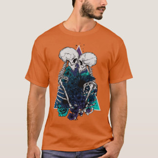 Skeleton älskare t shirt