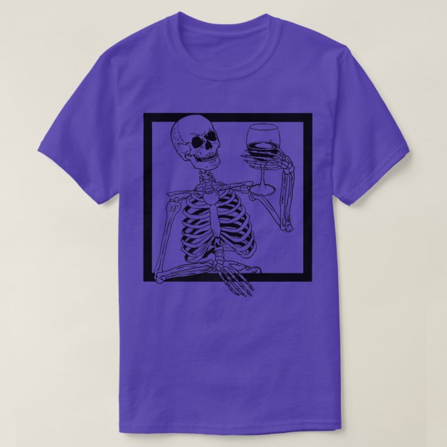 Skeleton Alt Gothic Egirl Emo Pastel Goth Clothes  T Shirt (Design framsida)