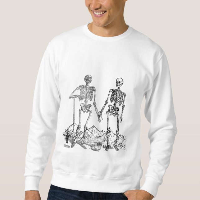 Skeleton Art Sweatshirt (Framsida)