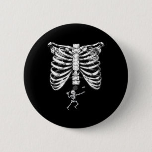 Skeleton Badminton Gravid Halloween Smash Shutt Knapp