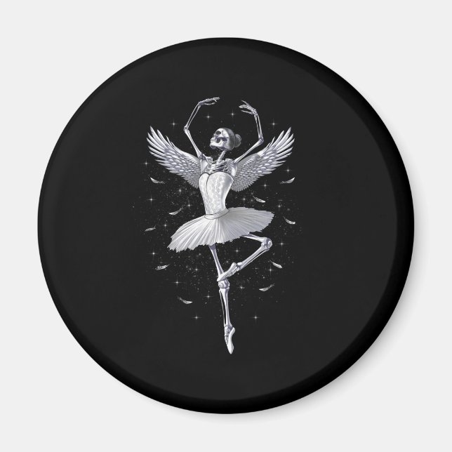 Skeleton Ballerina Magnet (Framsidan)