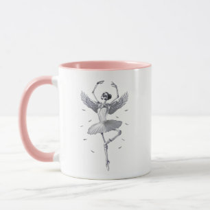 Skeleton Ballerina Mugg