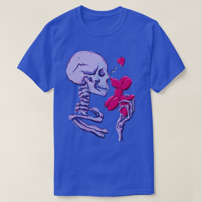 Skeleton-ballong T Shirt (Design framsida)
