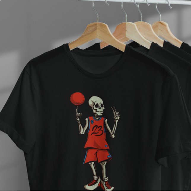 Skeleton Basketball T Shirt (Skapare uppladdad)