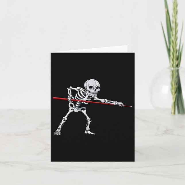 Skeleton Billiards Billiard Bassäng Snooker Hallow Kort (Framsida)