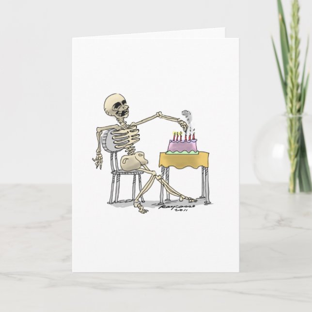 sKeLeToN BiRtHdAy CaKe Kort (Framsida)