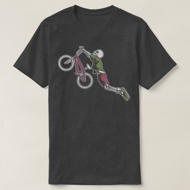 Skeleton BMX  T Shirt (Design framsida)
