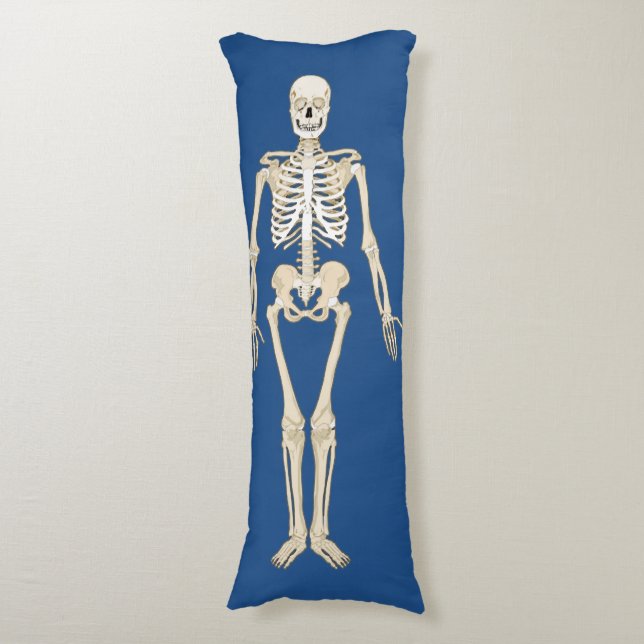 Skeleton Body Pillow Kroppskudde (Framsidan Vertikal)