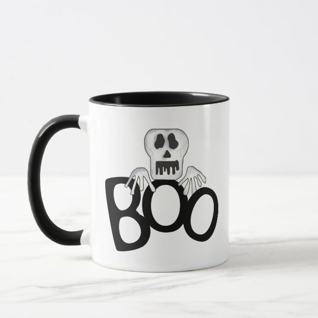Skeleton Boo Mugg (Vänster)